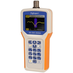 RigExpert AA-230 ZOOM Antenna Analyzer (100 kHz to 230 MHz)