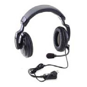 Ritron RHD-4X Dual Ear Headset w/ In-Line PTT