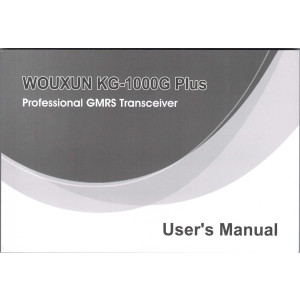 Wouxun KG-1000G Plus User Manual