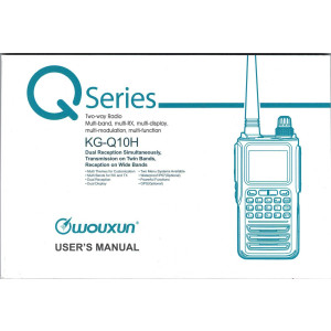 Wouxun KG-Q10H User Manual