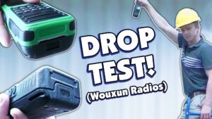 Drop Test - We Dropped 4 Wouxun Radios Onto Hard Concrete